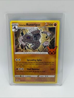 Pokemon Galarian Runerigus 🎃 Trick or Trade card